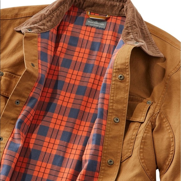 Men's signature lined canvas shirt jac Clearance